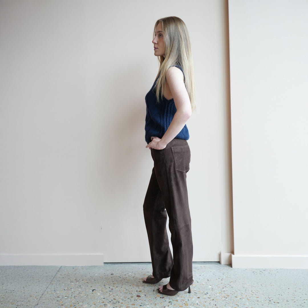 Suede Jeans