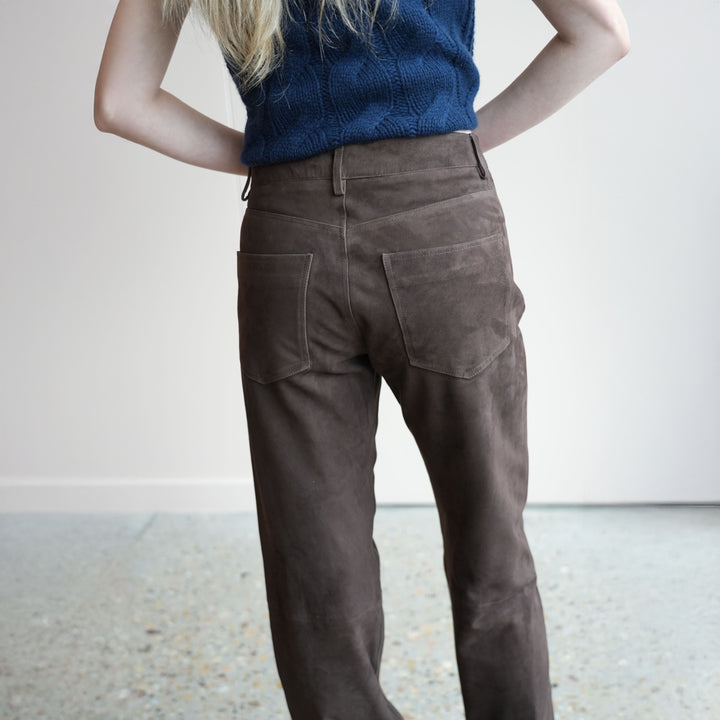 Suede Jeans