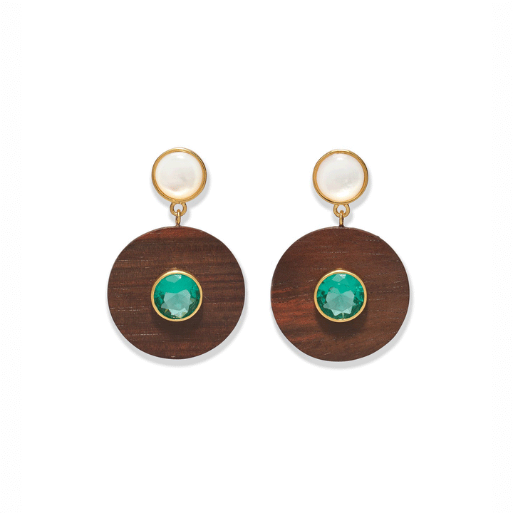Taj Disc Earrings