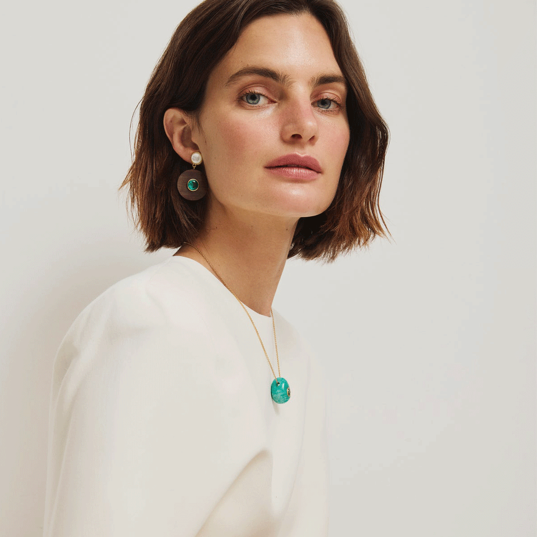 Taj Disc Earrings