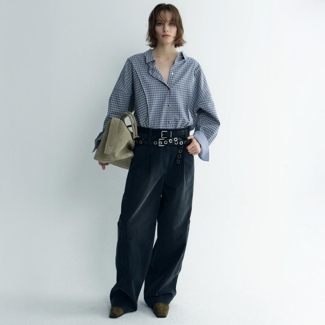 Oversized Check Shirt