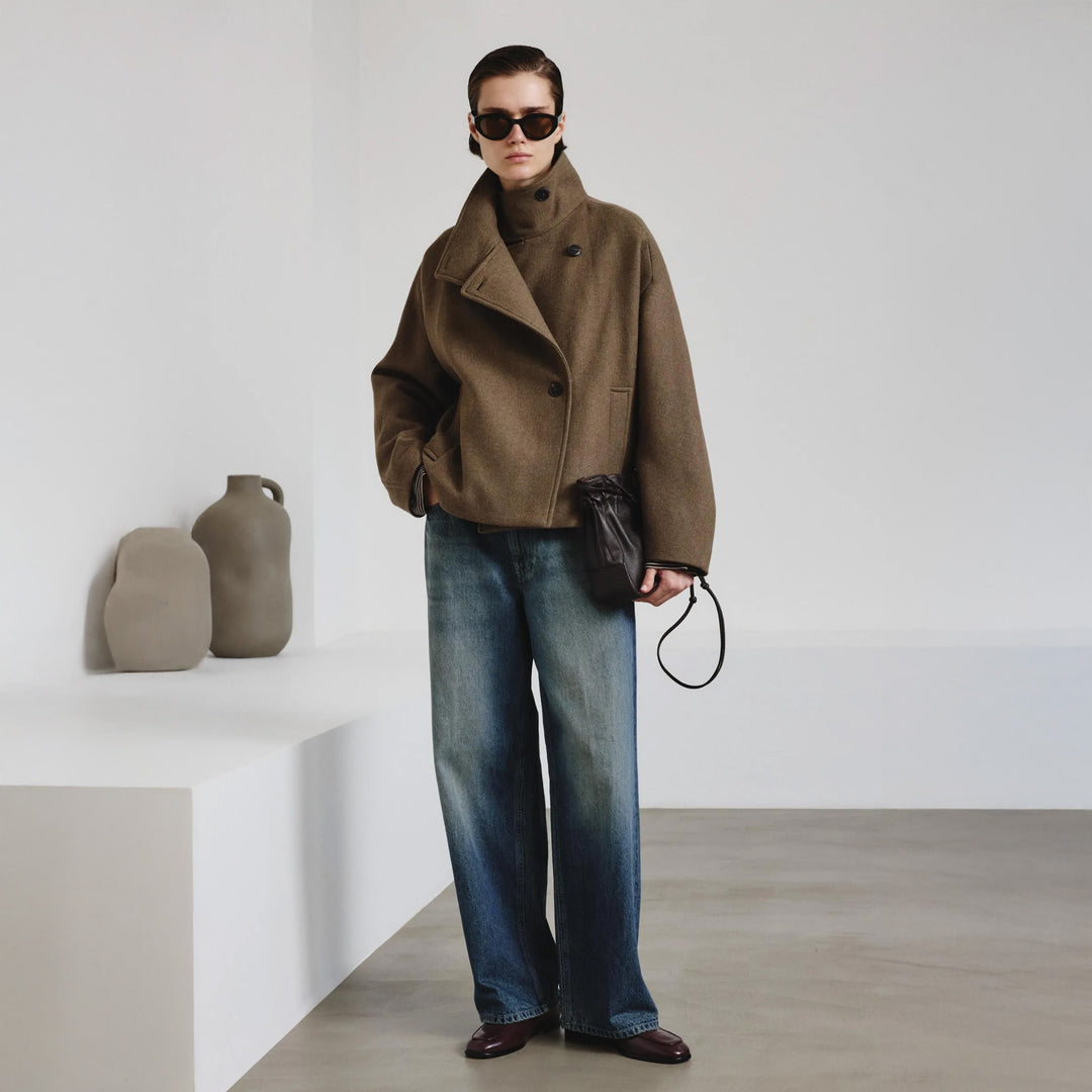 Felted Wool Pea Coat