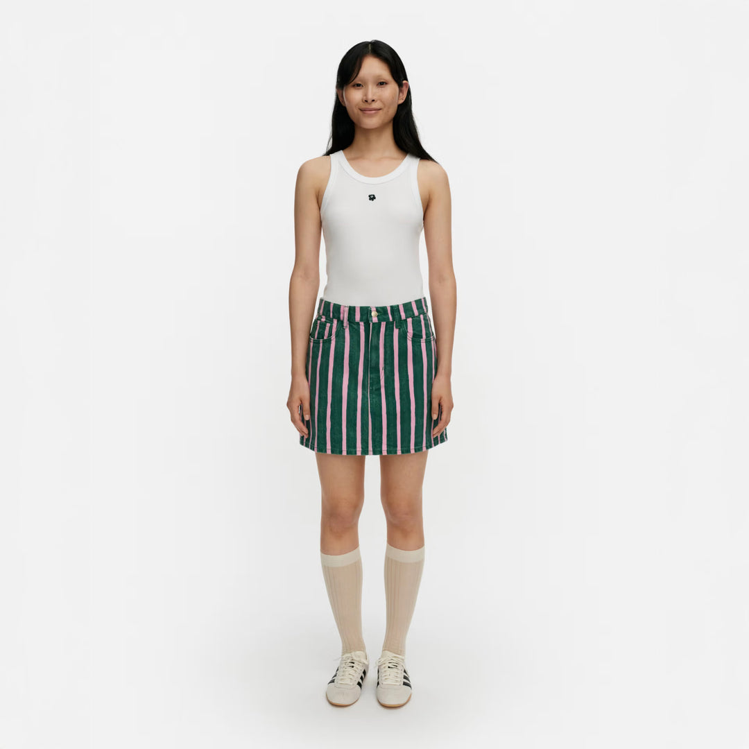 Piccolo Denim Mini Skirt