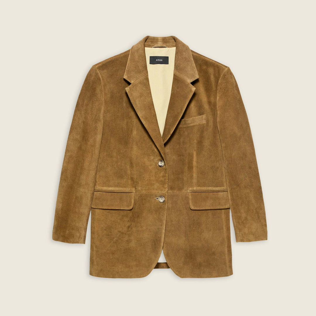 Benny Gritty Suede Oversized Blazer
