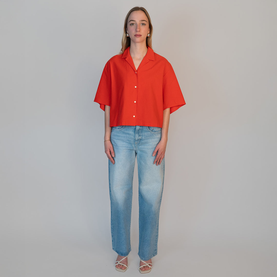 Seersucker Top