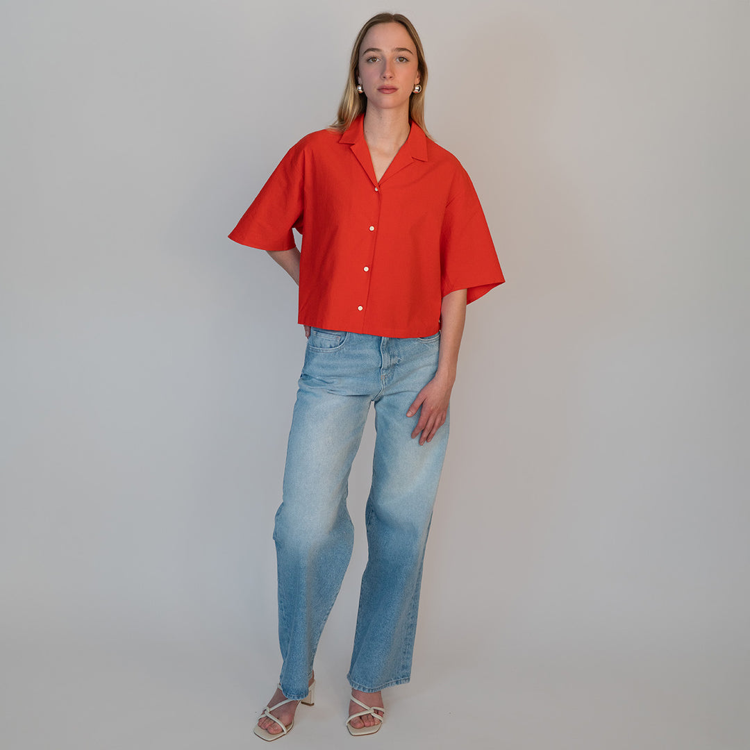 Seersucker Top