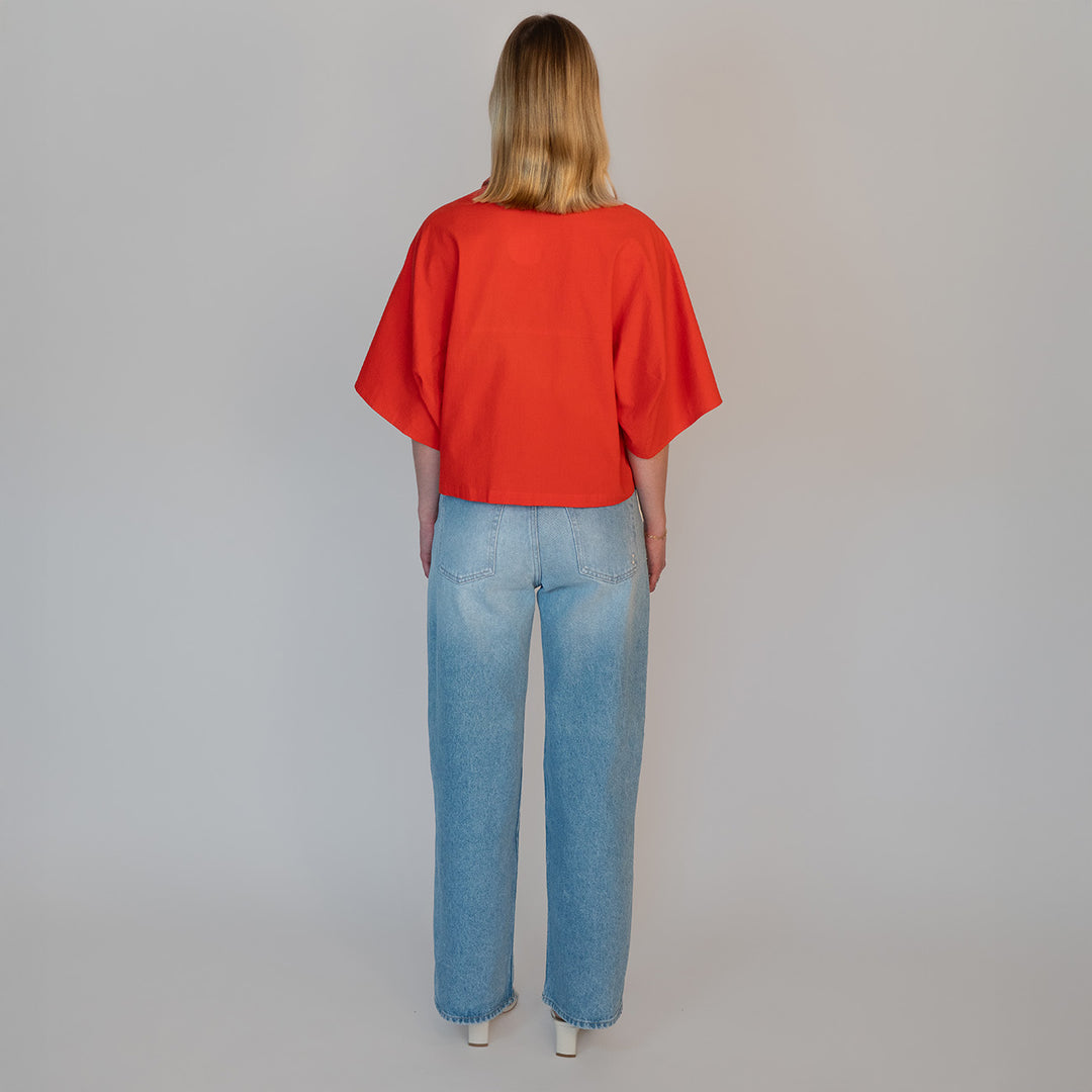 Seersucker Top