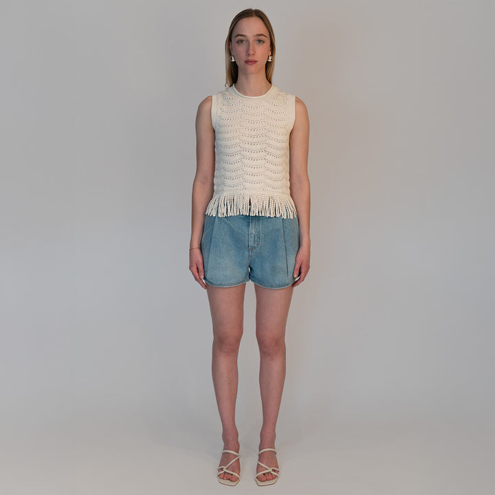 Knit Tassel Tank