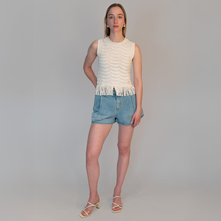 Knit Tassel Tank