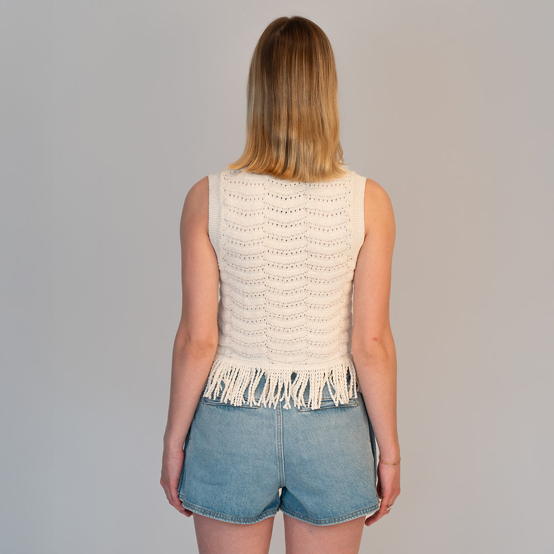 Knit Tassel Tank