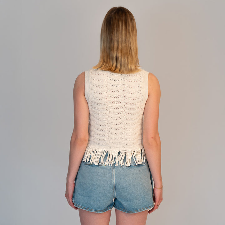 Knit Tassel Tank