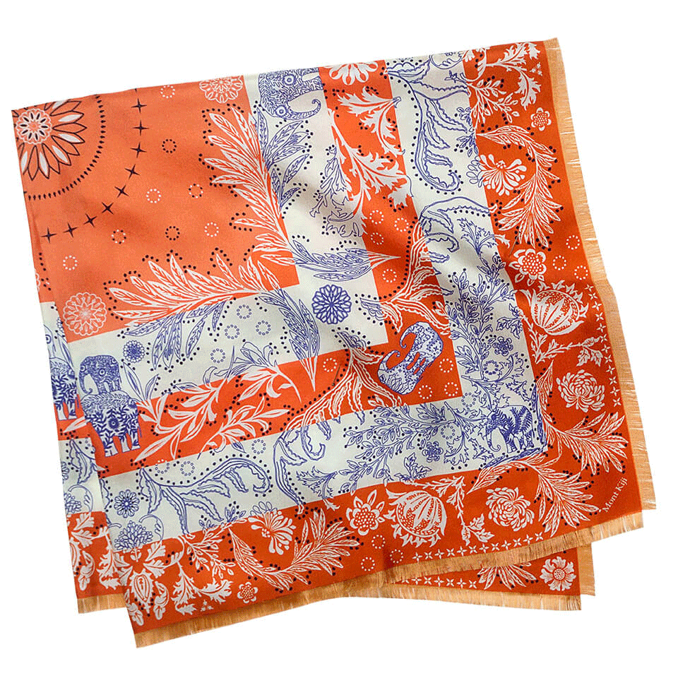 Elefantasy Silk Scarf