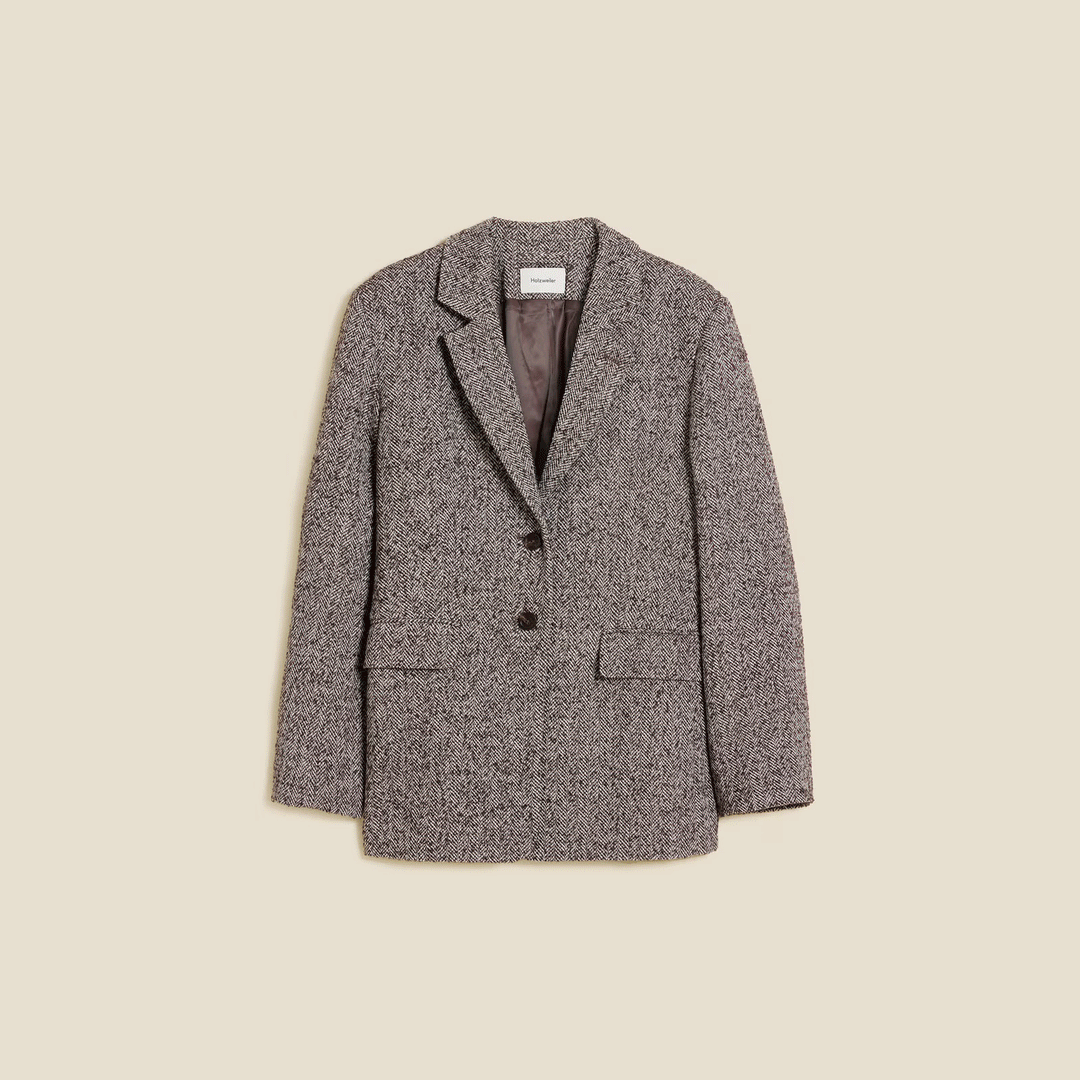 Emi Herringbone Blazer