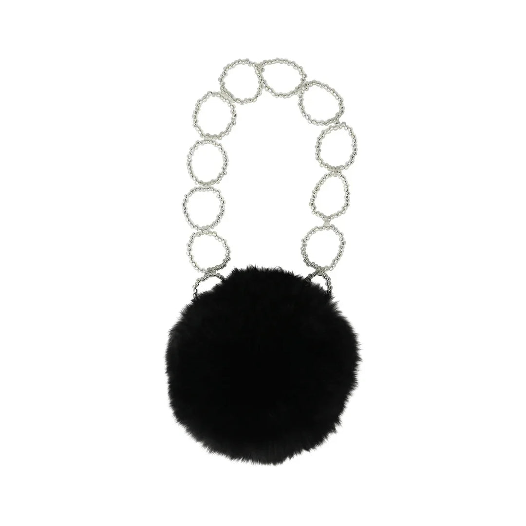 Circle Fur Bag