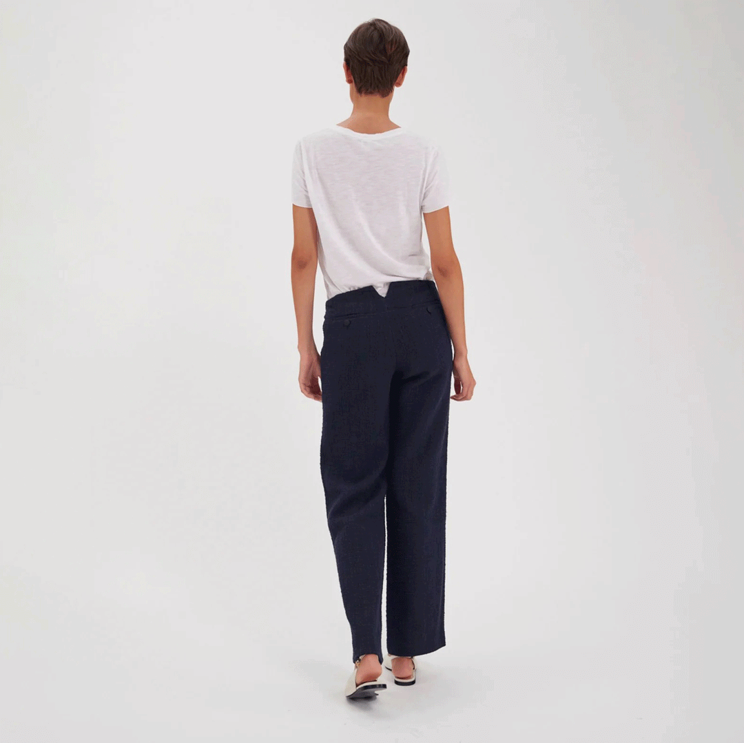 【INES DE LA FRESSANGE】Gabriel Navy pants Gabriel Pants – Beatrice the Divine