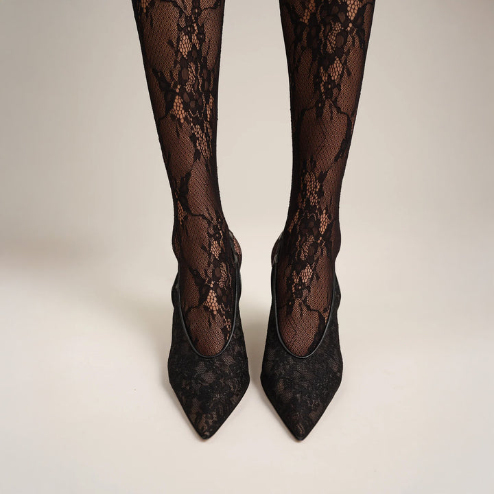 Dolly Lace Slingbacks