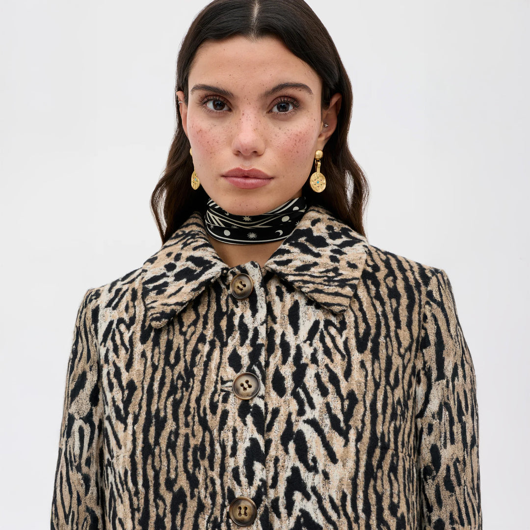 Milly Leopard Coat