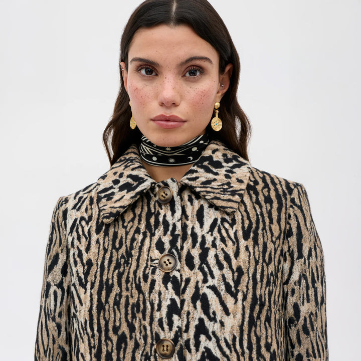 Milly Leopard Coat