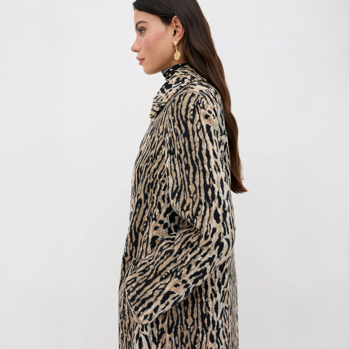 Milly Leopard Coat