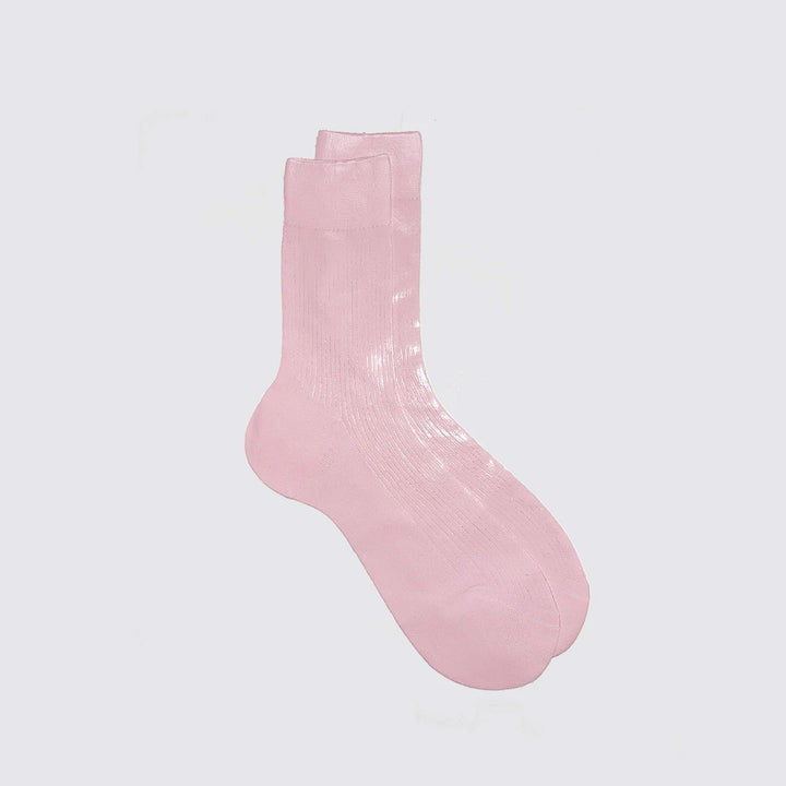 One Ribbed Laminated Socks
