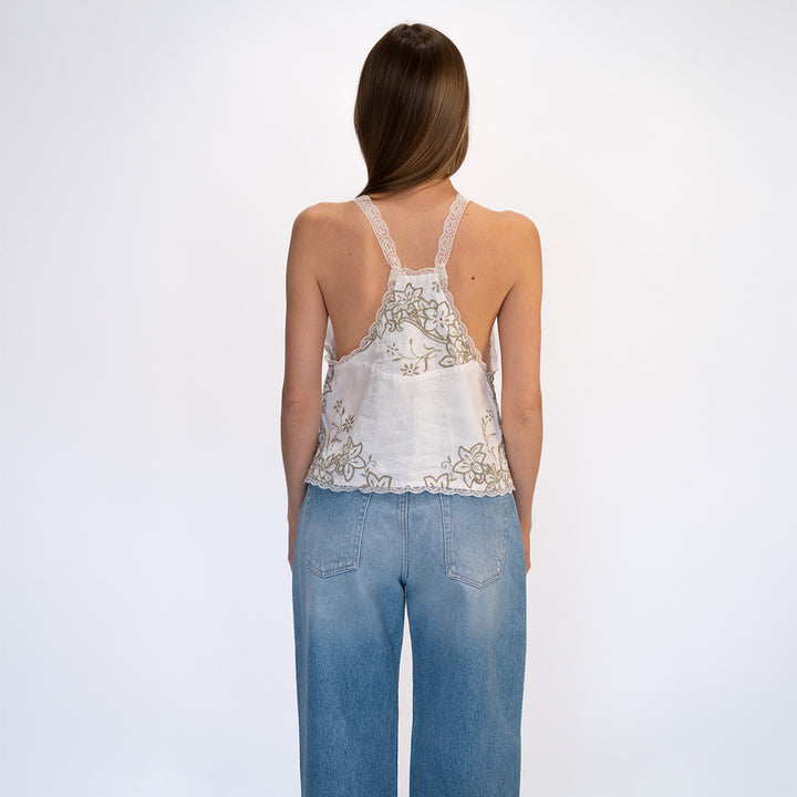 Embroidered Tank