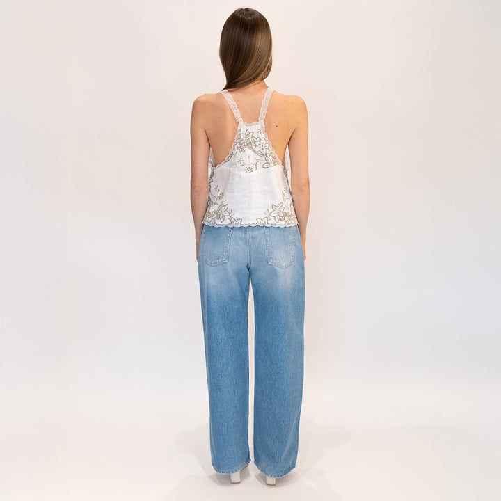 Embroidered Tank