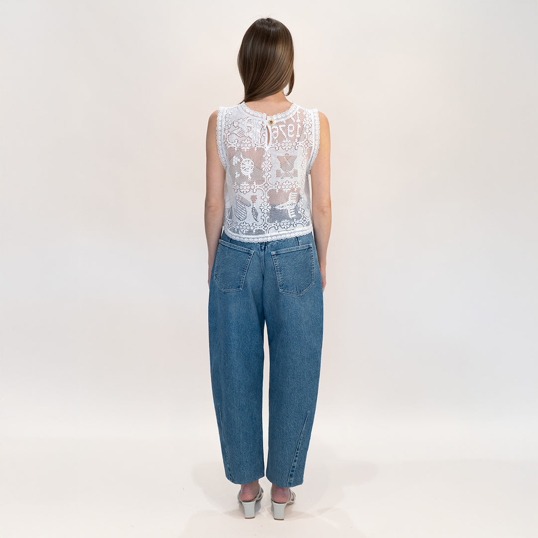 Filet Crochet Top