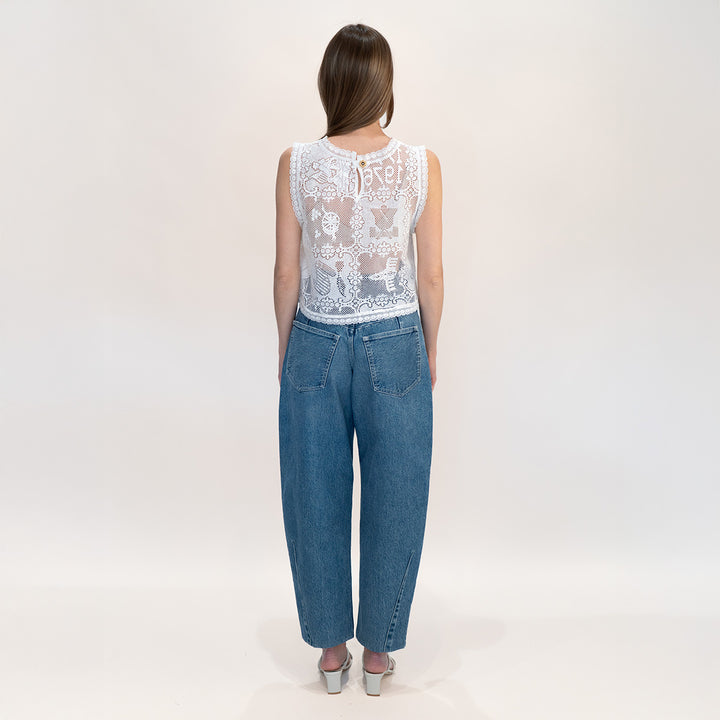 Filet Crochet Top