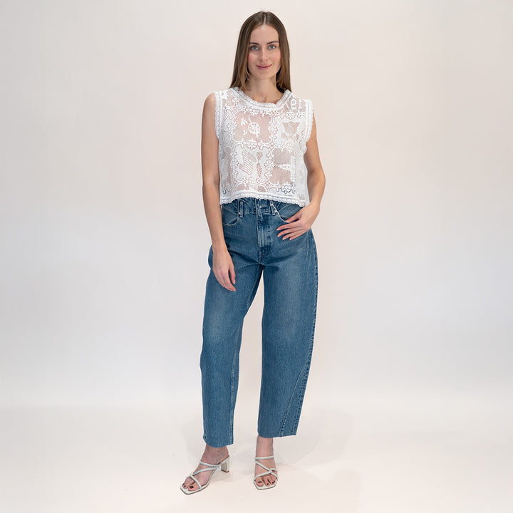 Filet Crochet Top