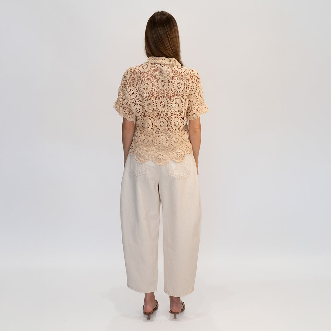 Crochet Cropped Shirt 4