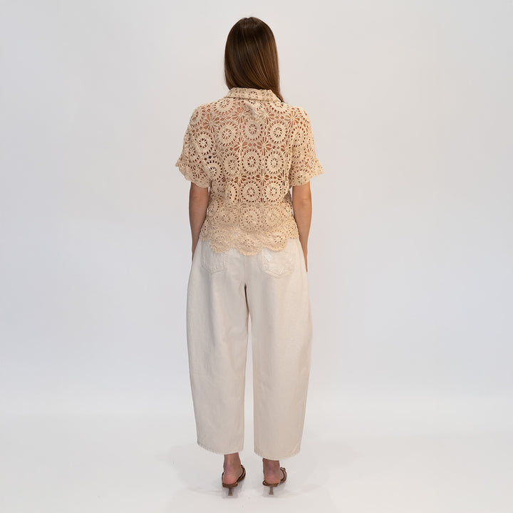 Crochet Cropped Shirt 4