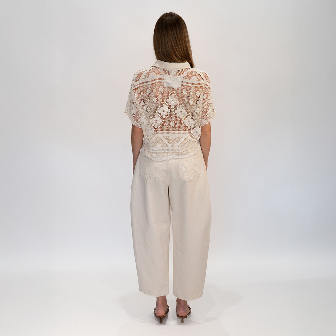 Crochet Cropped Shirt 3