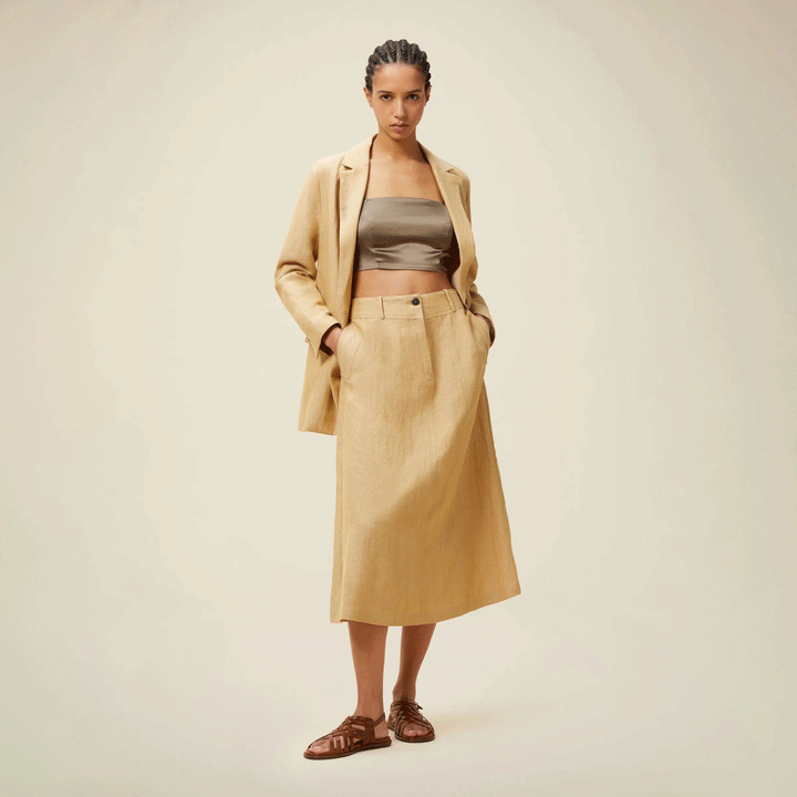 Beige Skirt