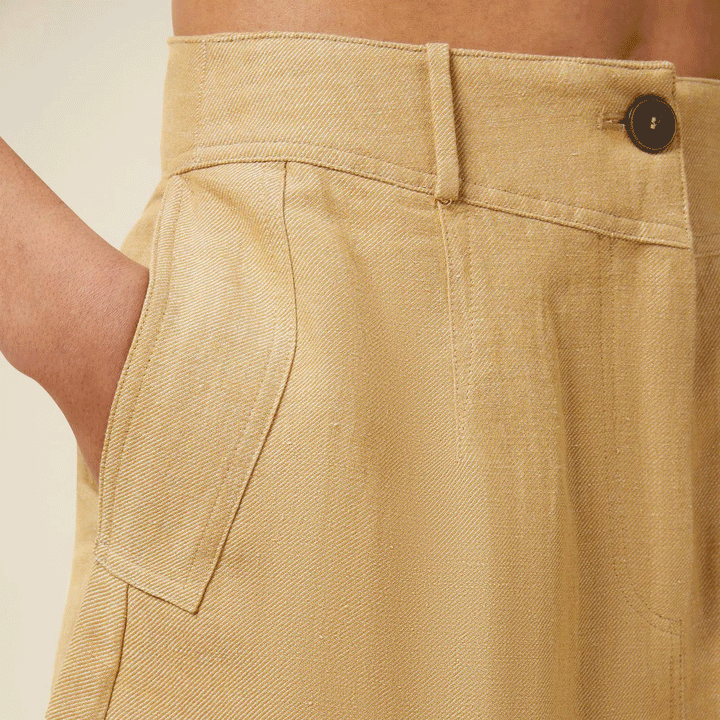 Beige Skirt