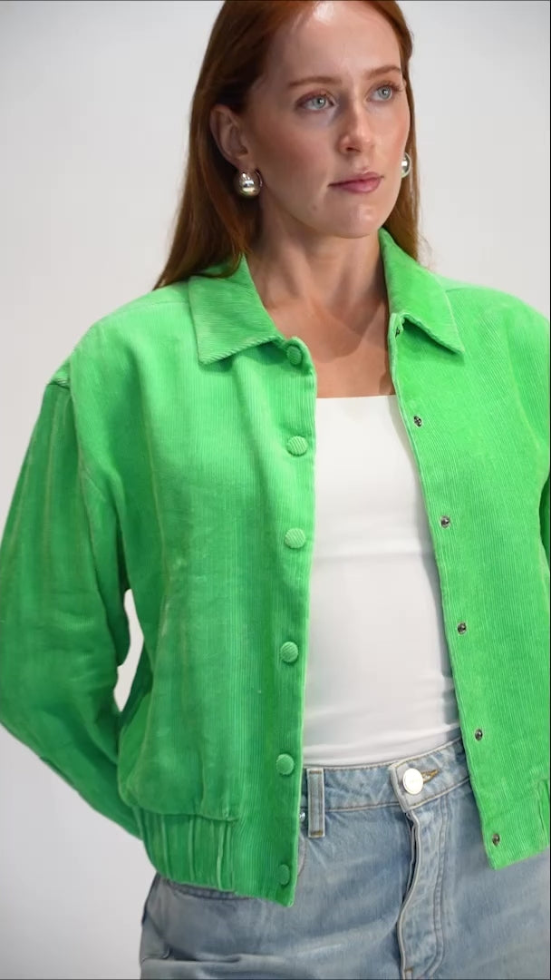 Velvet Cord Bomber