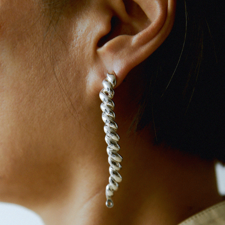 Rope Twist Hoops