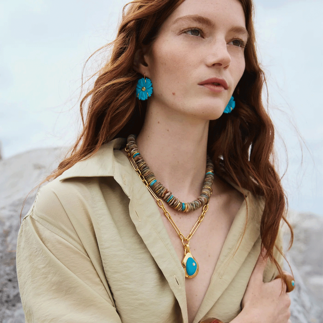 Sand and Sky Necklace