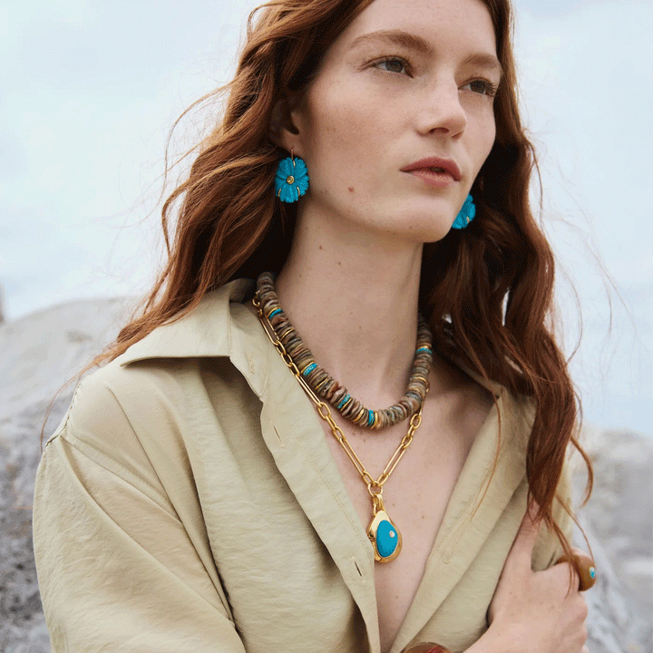 Sand and Sky Necklace