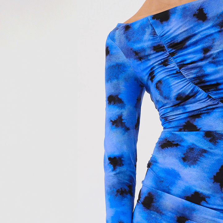 Shibori Mini Dress