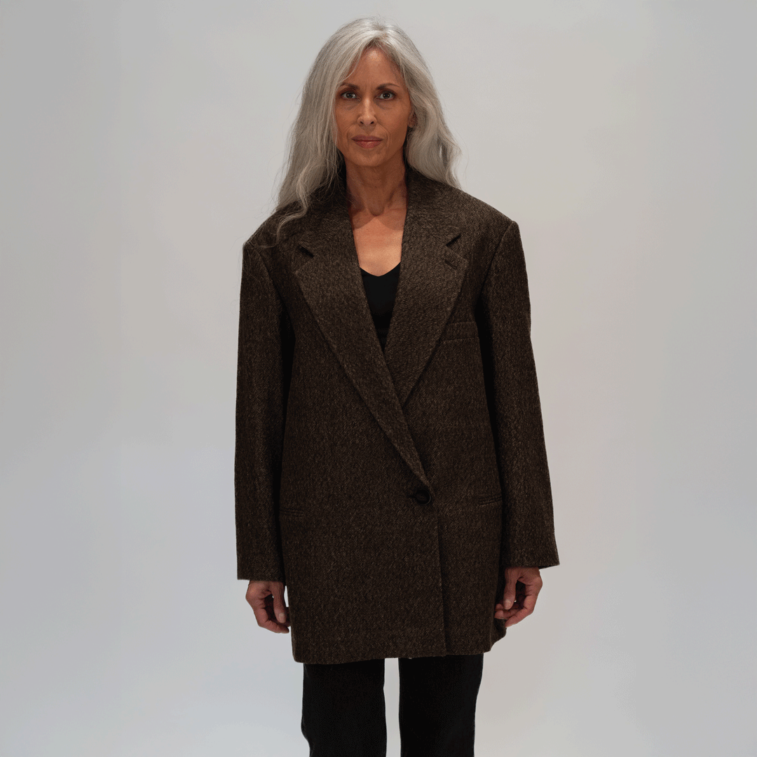 A5025 Maxi Blazer Coat