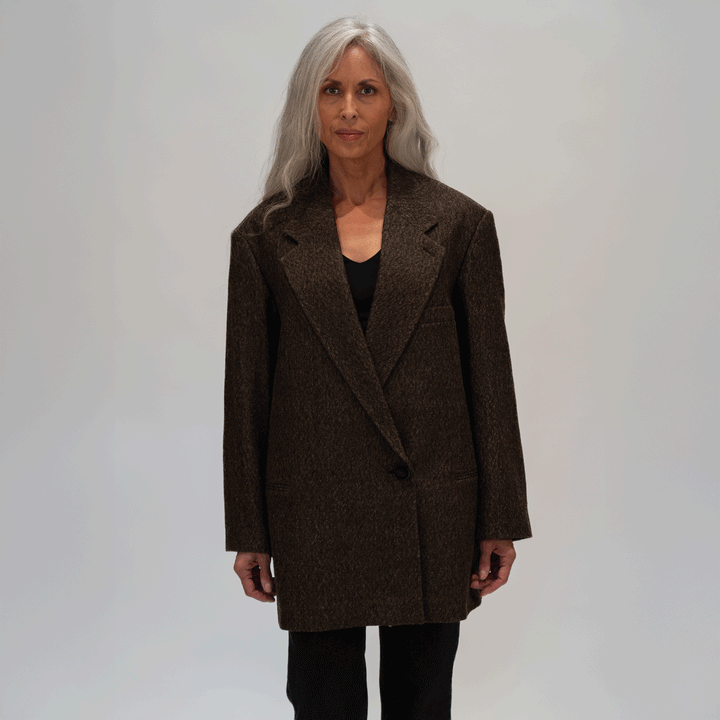 A5025 Maxi Blazer Coat