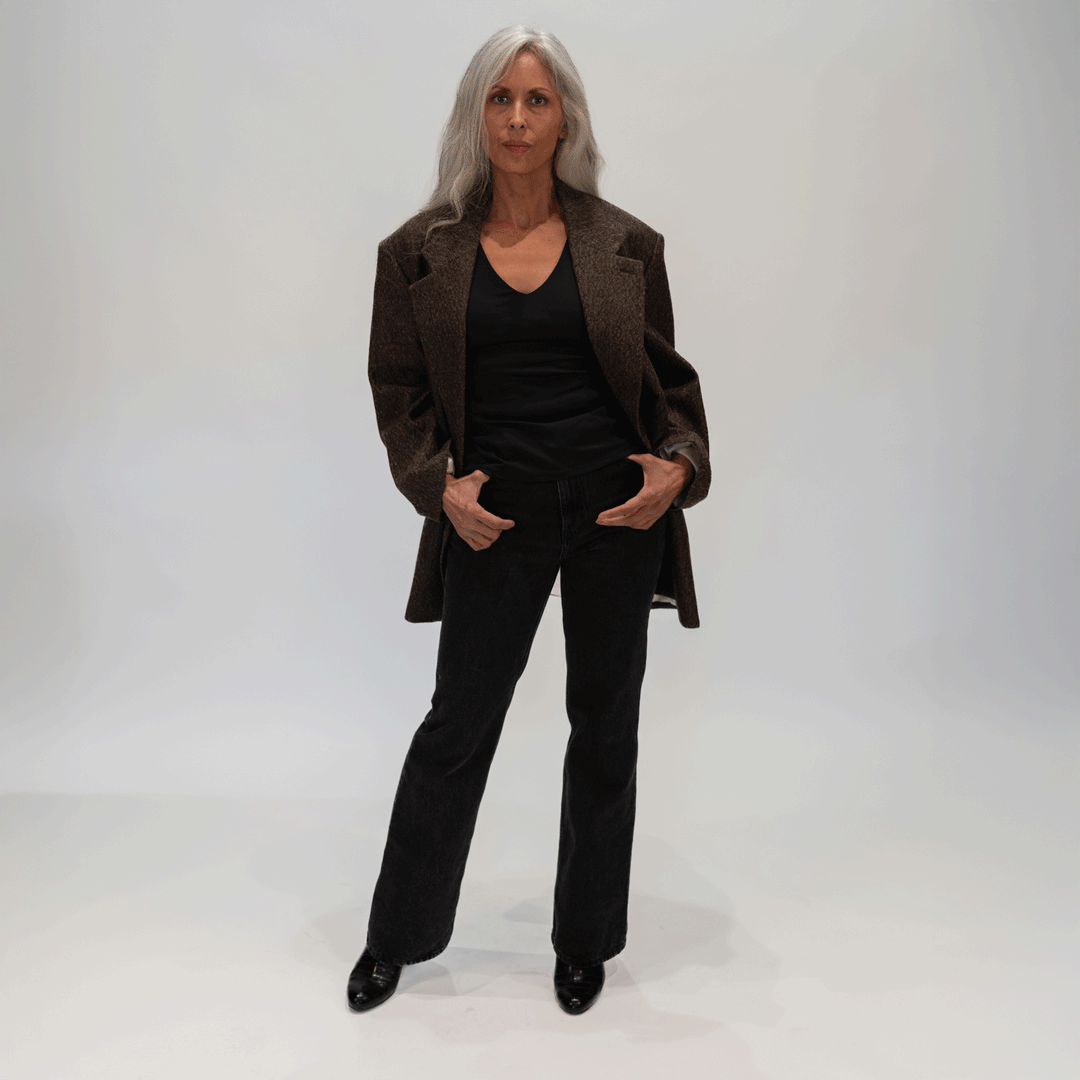 A5025 Maxi Blazer Coat