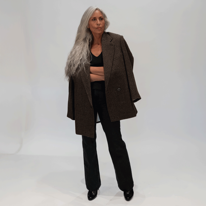 A5025 Maxi Blazer Coat