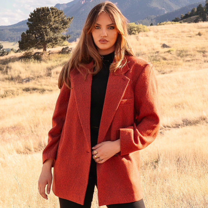A5025 Maxi Blazer Coat