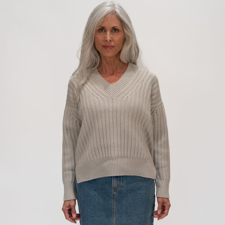 V-Neck Cashmere Sweater