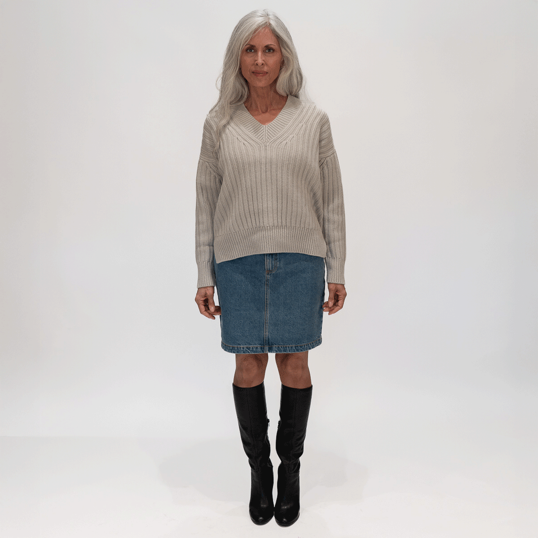V-Neck Cashmere Sweater