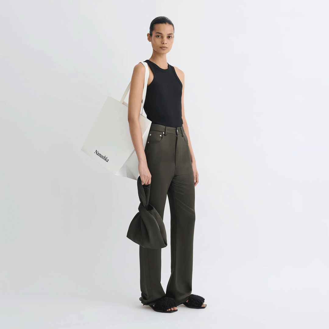 Tita Slip Satin 5 Pocket Pant